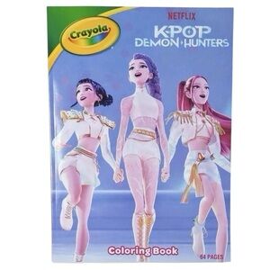 Crayola KPOP Demon Hunters Coloring Book - 64 pages
